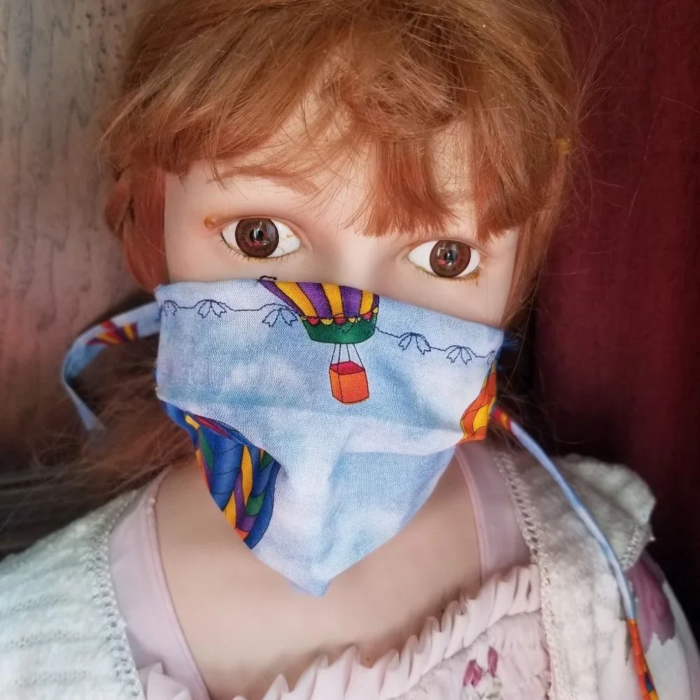 Kid Size Mask w/ Copper/Silver Filters-balloons